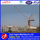 good used QTD125 Yuanxin luffing jib tower crane for sale