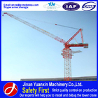 Yuanxin low cost good used luffing jib cranes for sale in dubai