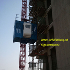 2tons load dual car tower hoist for export