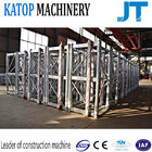 construction hoist with 2t load per cage double cage type