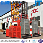 High degree of safety double cabinconstruction hoist sales for India