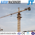 Install service of 16t load tower crane QTZ125(7040) from China