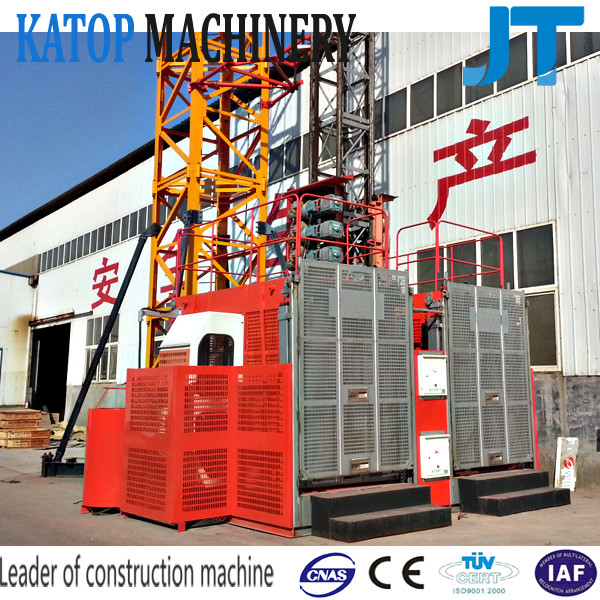 China hoist manufacture 2 tons SC200/200 hydraulic construction hoist for sale