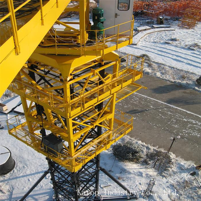 1250kN.m Rated lifting moment New technology reliable Electric Tower crane QTZ125-TC4428