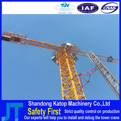 6T 150m Maximum height QTZ80-6010 Double-gyration hoist tower crane