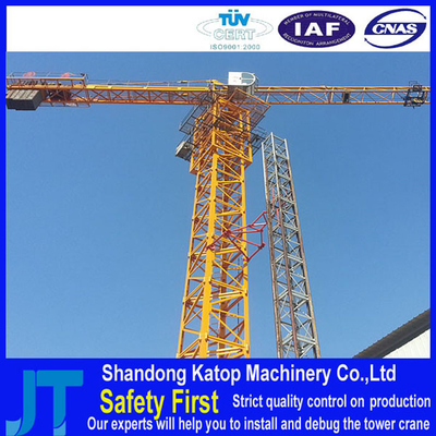 6T 150m Maximum height QTZ80-6010 Double-gyration hoist tower crane