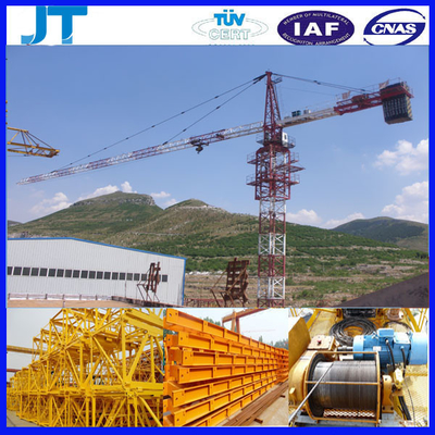 China famous crane manufacturers 4T 48m jib JT4808 construction tower crane price