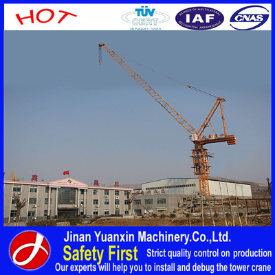 yuanxin best price QTD125 Yuanxin luffing jib tower crane price