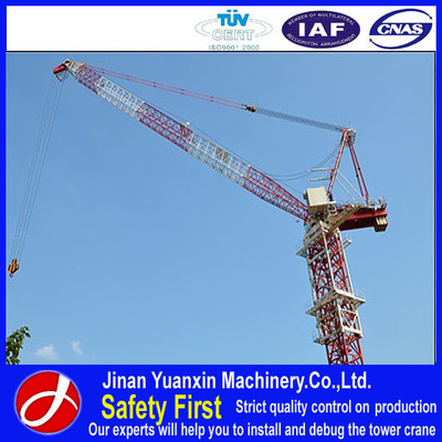 50m span Yuanxin luffing jib tower crane price