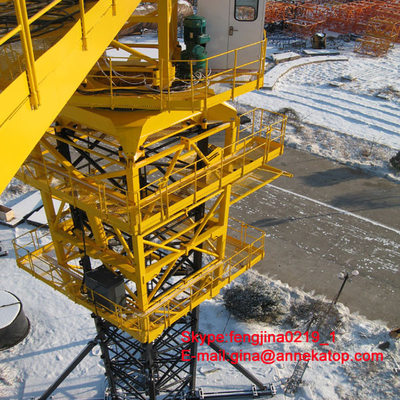 QTZ80-6010 good price tower crane with install service