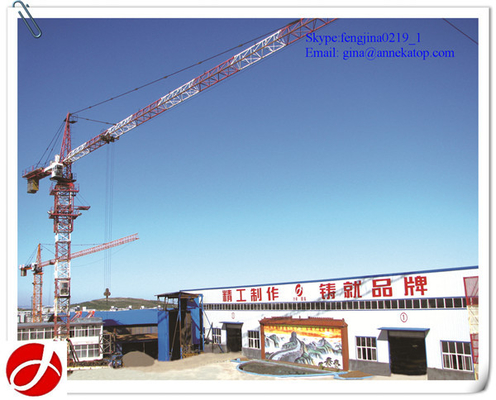 loading capacity 8t QTZ80-6010 tower crane model for sale