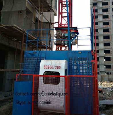 2t load construction elecator material hoist from Yuanxin factory