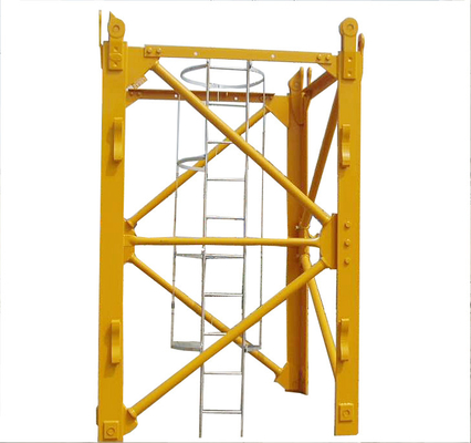 Mast section with Potain style