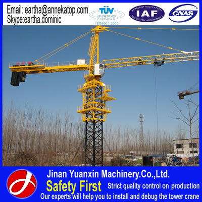 100m building tower crane 6010 China tower crane