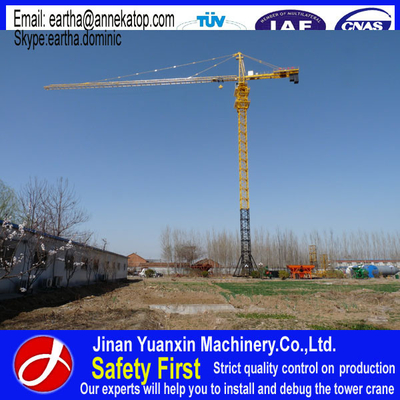 16t load 7040 fixed building tower crane for export