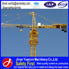 1~8t load 45m high QTZ6010 building tower crane