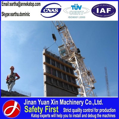 Erecting tower crane 6010 with 1~8t lift capacity for building