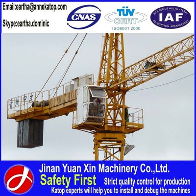 Factory supply QTZ6515 10t tower crane with installation CE approved