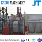 Building material lifting hoist 2t load double cage construction hoist SC200/200 from Katop Machinery