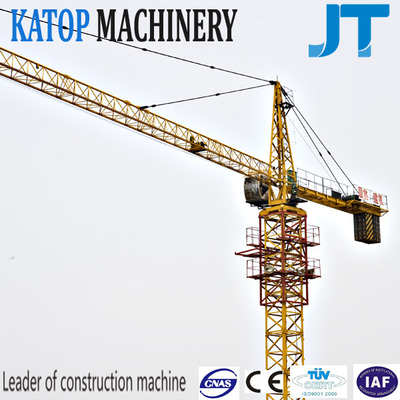 QTZ160 TC6515 10t load 65m boom 50m high topkit Tower Crane with CE