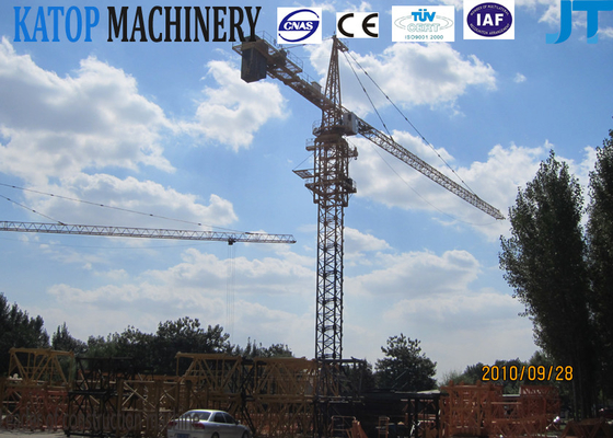 QTZ160 TC6515 China model 50m height strong tower crane with 10t load