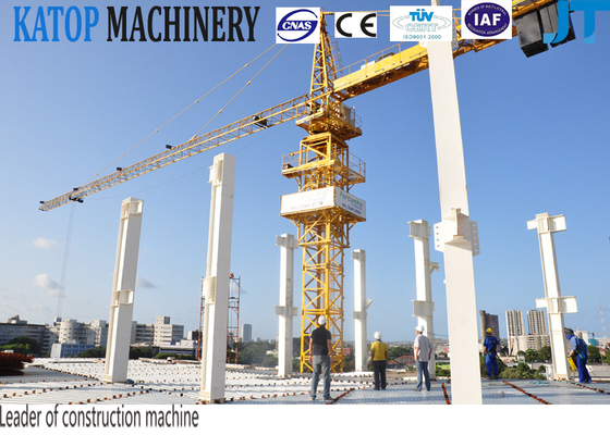 QTZ160 TC6515 China tower crane with 10t load 50m high for build