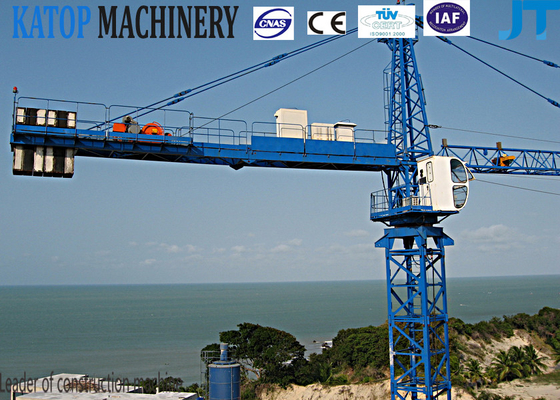2t tip load QTZ100(5020) fixed Tower Crane for construction site