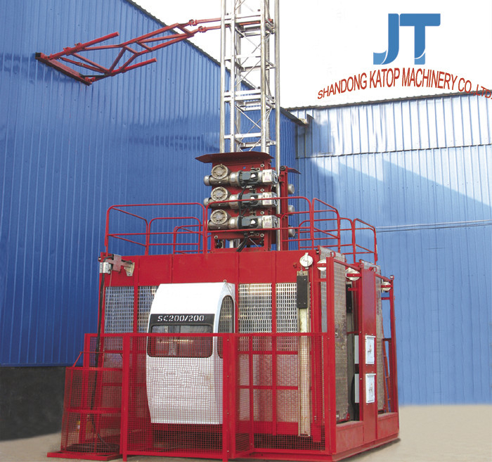 China offer Double cages construction hoist SC200/200