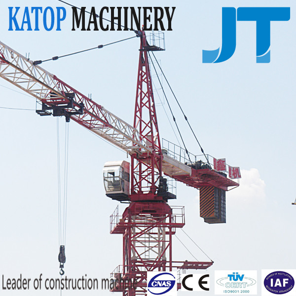 QTZ50 TC5008B 30m high 4t load tower crane with 1.615x2.5m mast section