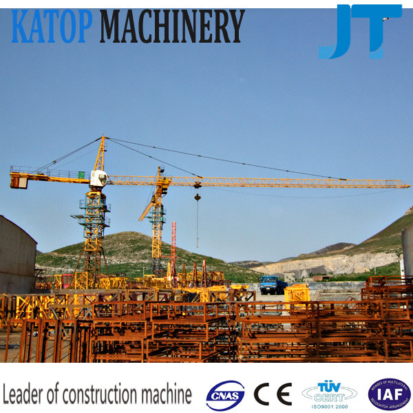 China brand high quality 8t load 45m high TC6010 big tower crane with spare parts for export